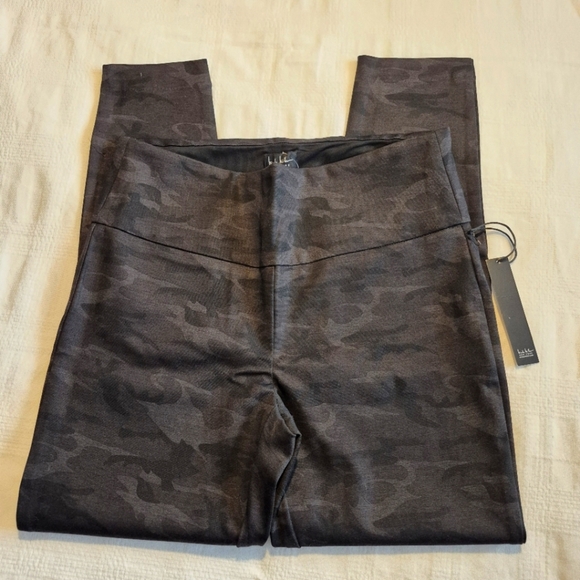 Nicole Miller women's size Large pull on ponte pants waist slimming panel NWT - Picture 2 of 6